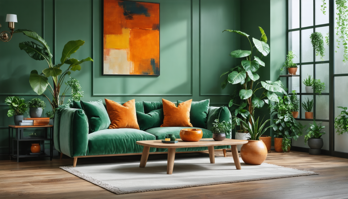 découvrez comment associer le vert et l'orange pour une décoration intérieure réussie grâce à notre guide pratique rempli d'astuces et d'inspirations.