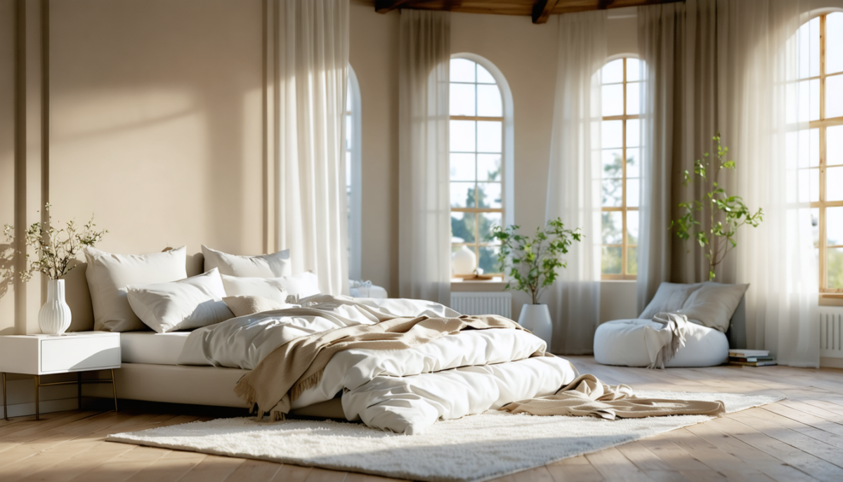 découvrez nos astuces simples pour décorer une chambre beige et blanche, alliant élégance et ambiance apaisante pour un intérieur harmonieux.