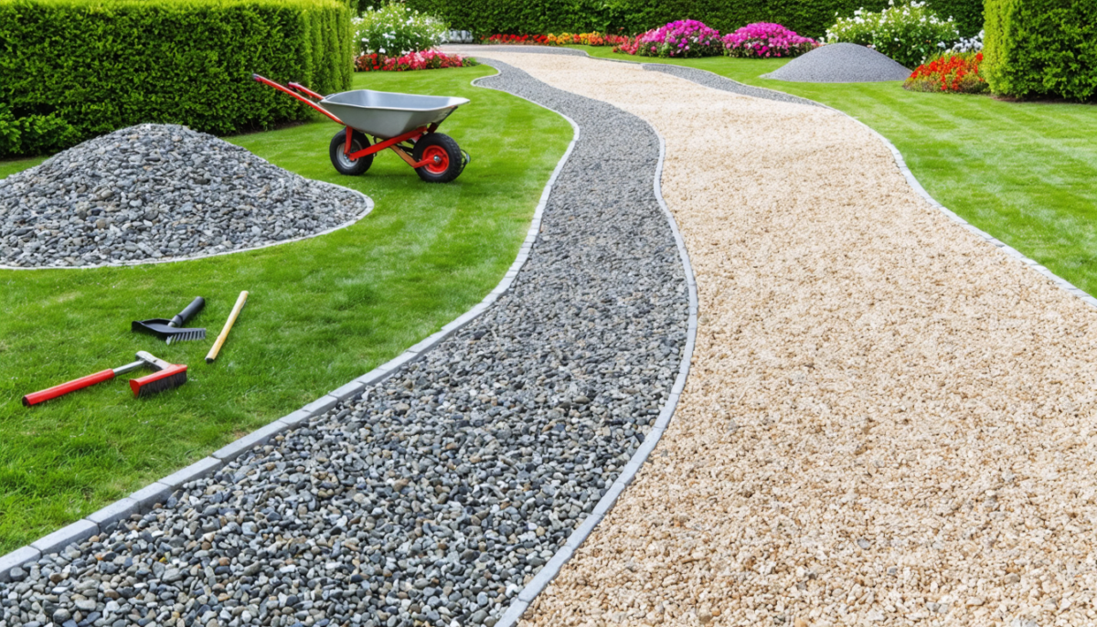 découvrez comment choisir la taille de gravier parfaite pour une allée de voiture à la fois durable et esthétique, alliant solidité et charme visuel.