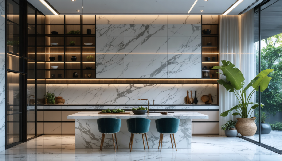 découvrez comment transformer l'aménagement de votre cuisine de luxe en une expérience sensorielle unique alliant élégance, fonctionnalité et atmosphère chaleureuse.
