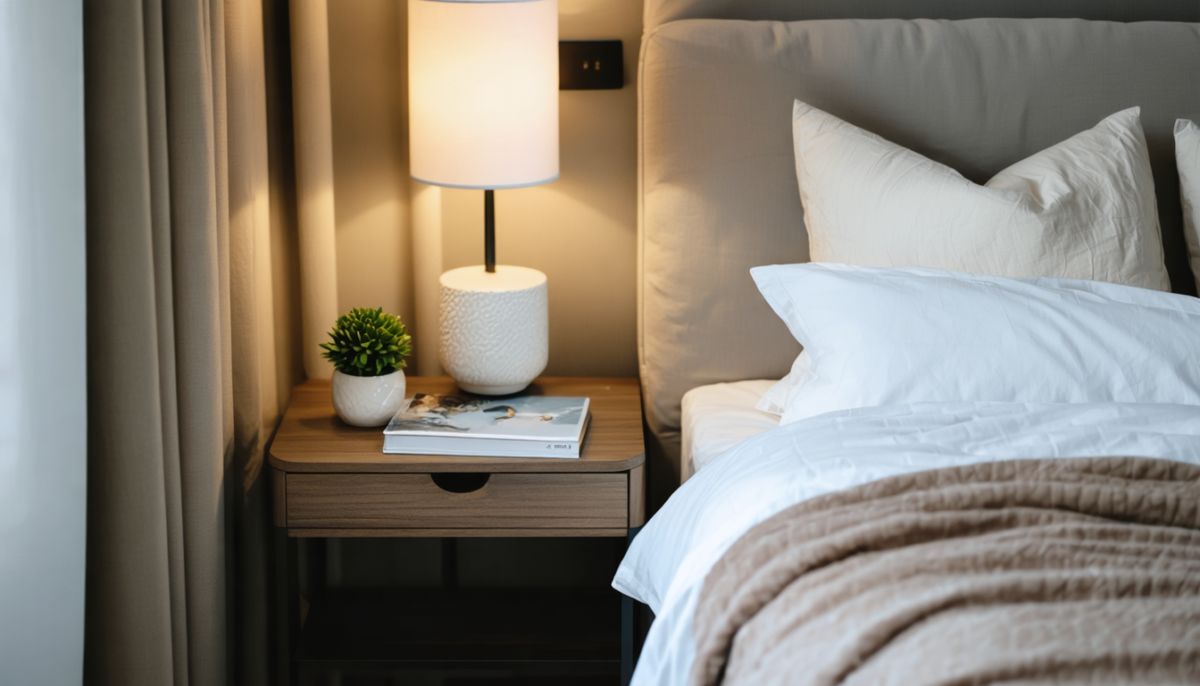 découvrez comment optimiser l'aménagement de votre chambre en plaçant judicieusement une table de chevet pour allier fonctionnalité et esthétique.