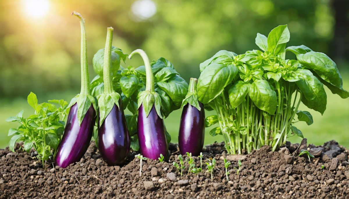 découvrez quelles plantes associer aux aubergines pour favoriser leur croissance et créer un potager harmonieux et productif.