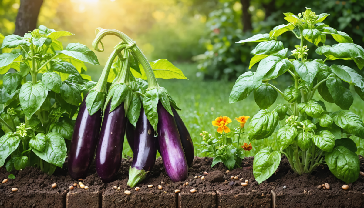 découvrez quelles plantes associer aux aubergines pour créer un potager harmonieux et favoriser leur croissance grâce à des compagnonnages bénéfiques.