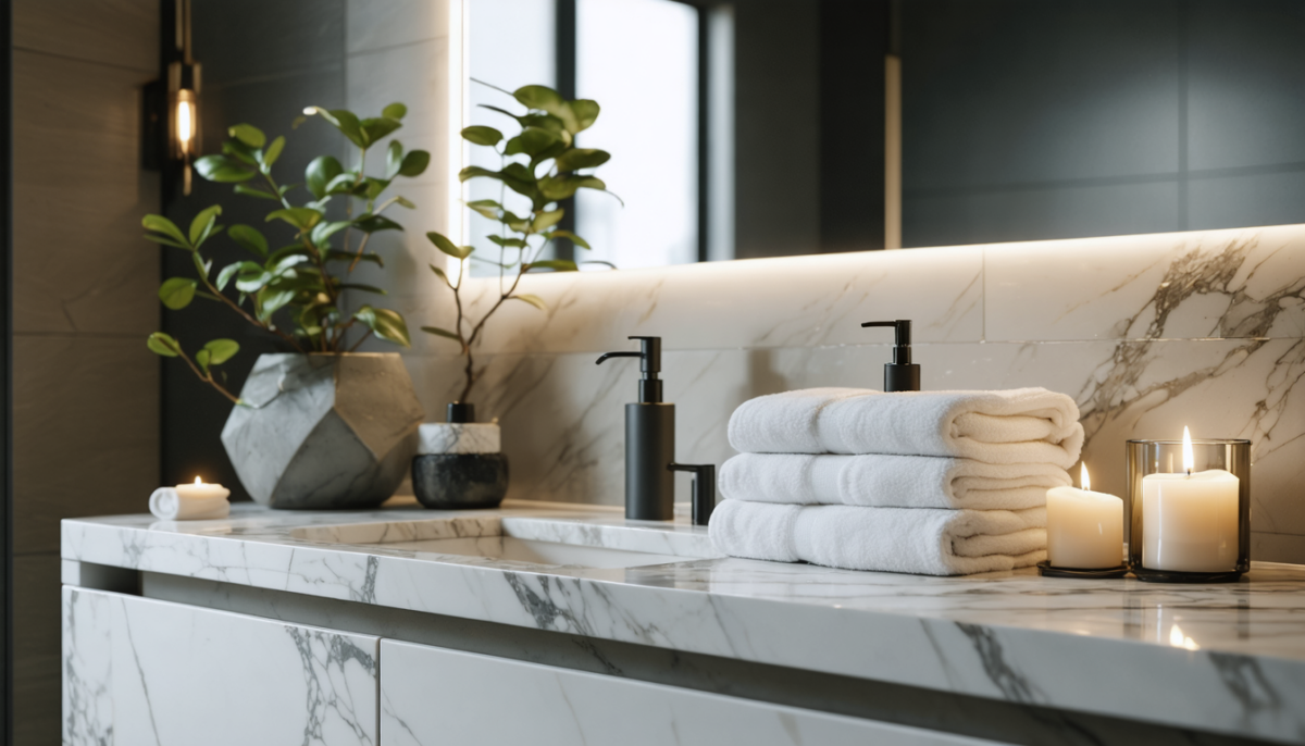 découvrez comment sublimer votre salle de bain grâce à l'art des petits détails qui transforment votre espace en un véritable havre de paix et d'élégance.