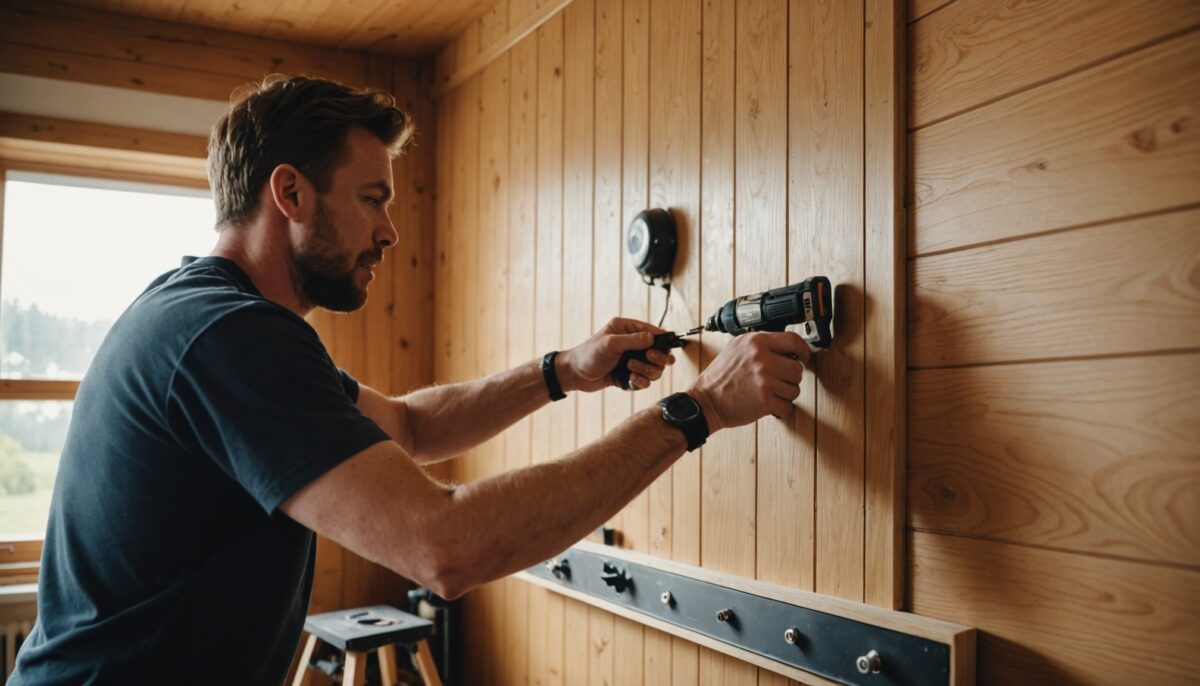 Est-il possible de poser du lambris en bois directement sur un mur ?