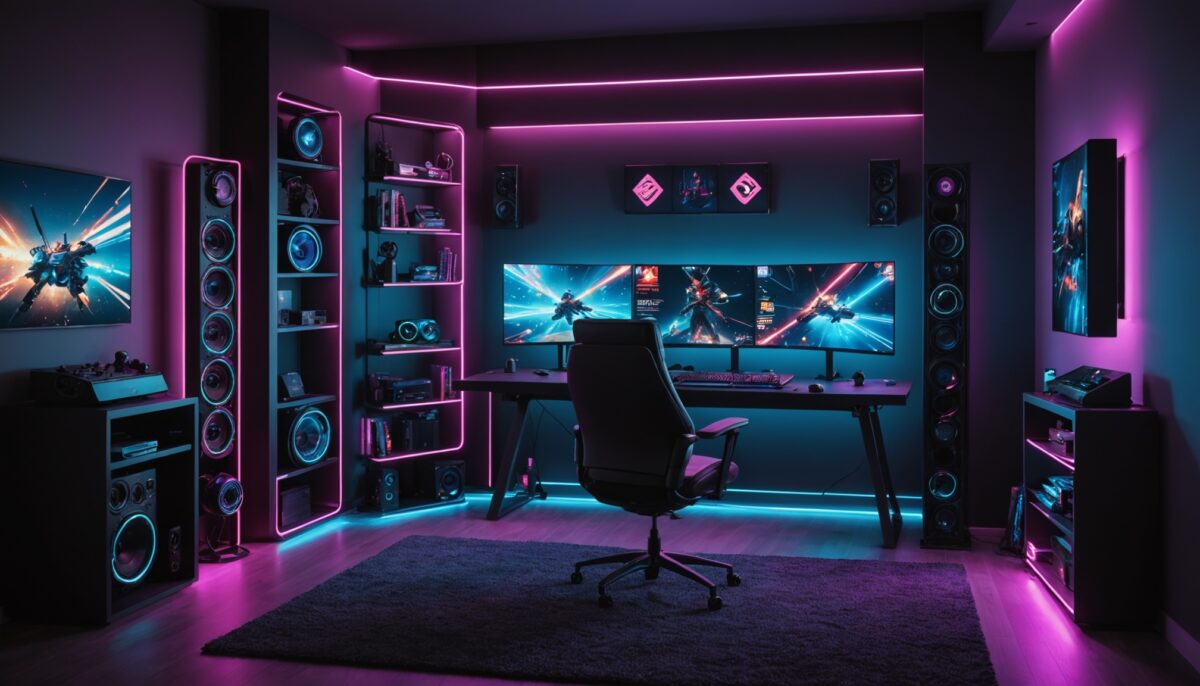 Plongez dans l'univers déco gaming : Les néons qui subliment tous les styles