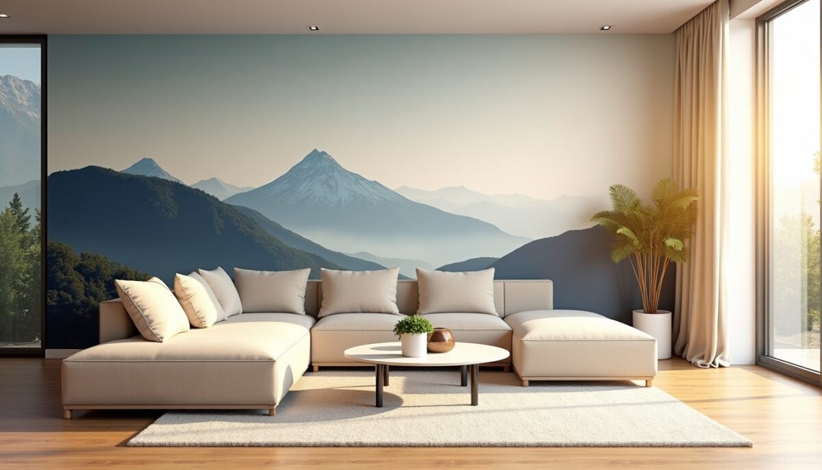Comment choisir des papiers peints panoramiques pour un salon lumineux sans perdre de clarté ?