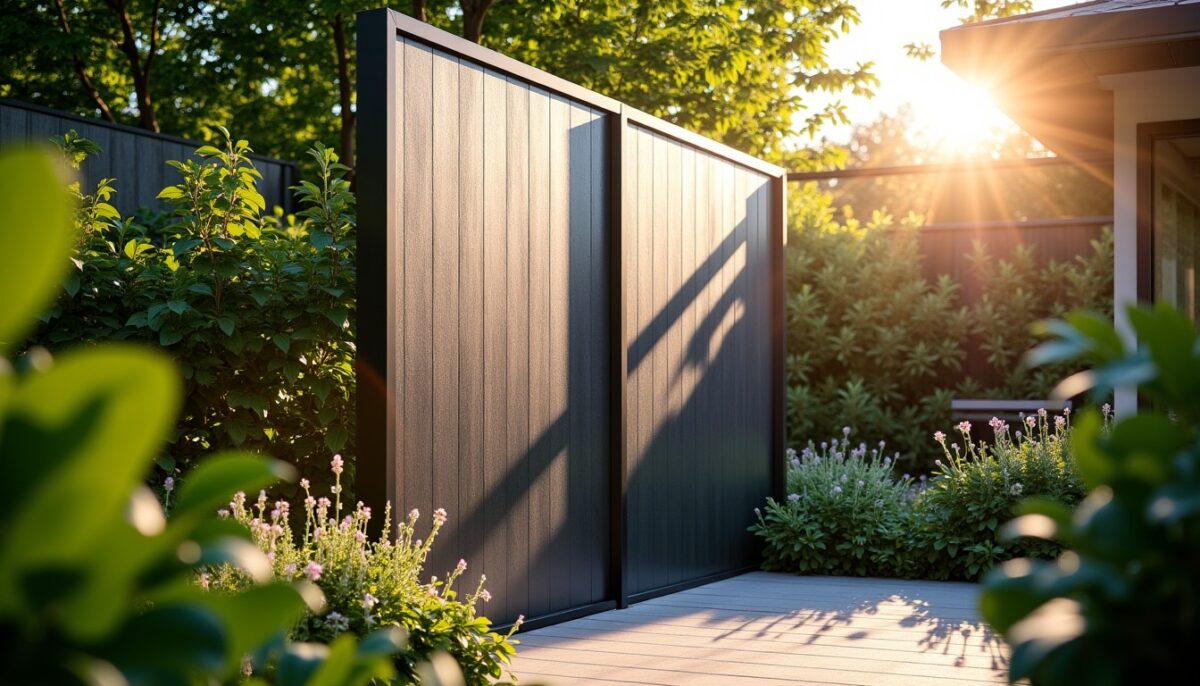 Panneaux brise-vue en aluminium : aménager votre extérieur avec légèreté et style