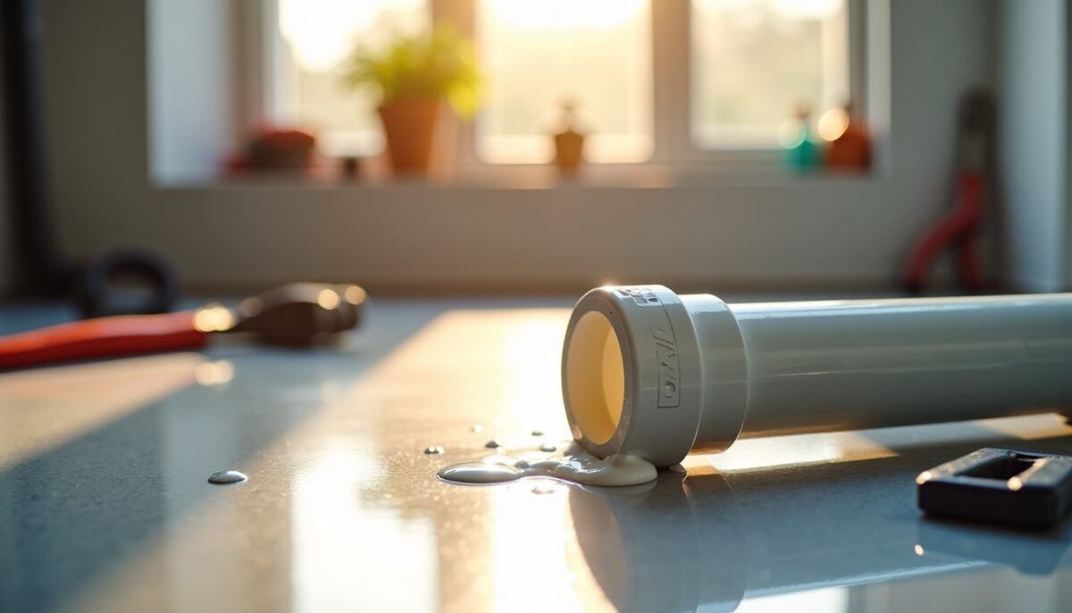 Fuite sur raccord PVC mal collé : comment intervenir efficacement ?