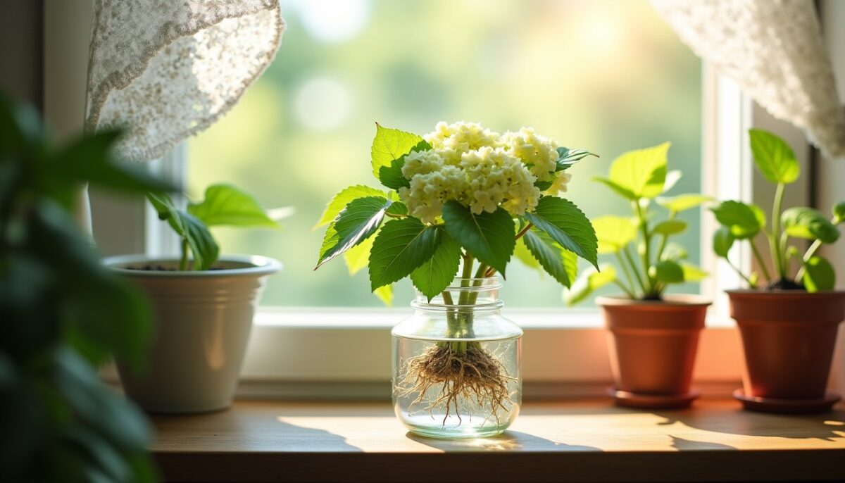 Comment réussir la bouture d’hortensia dans l’eau : le guide complet
